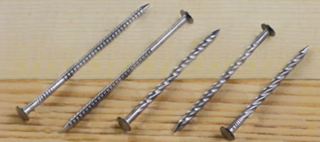 Stainless steel oval wire nails for building uses